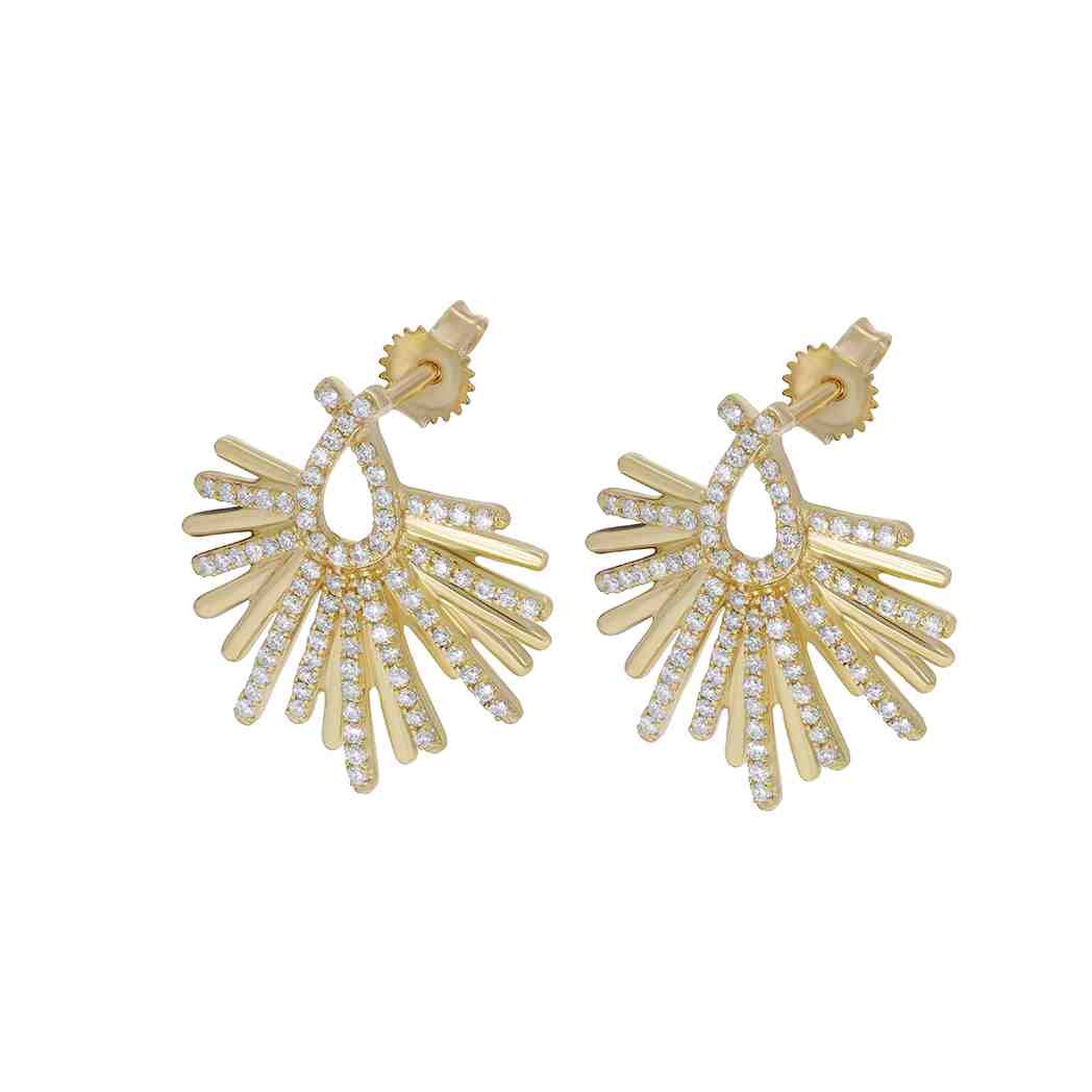 Sunburst Stud Earrings ER21632A